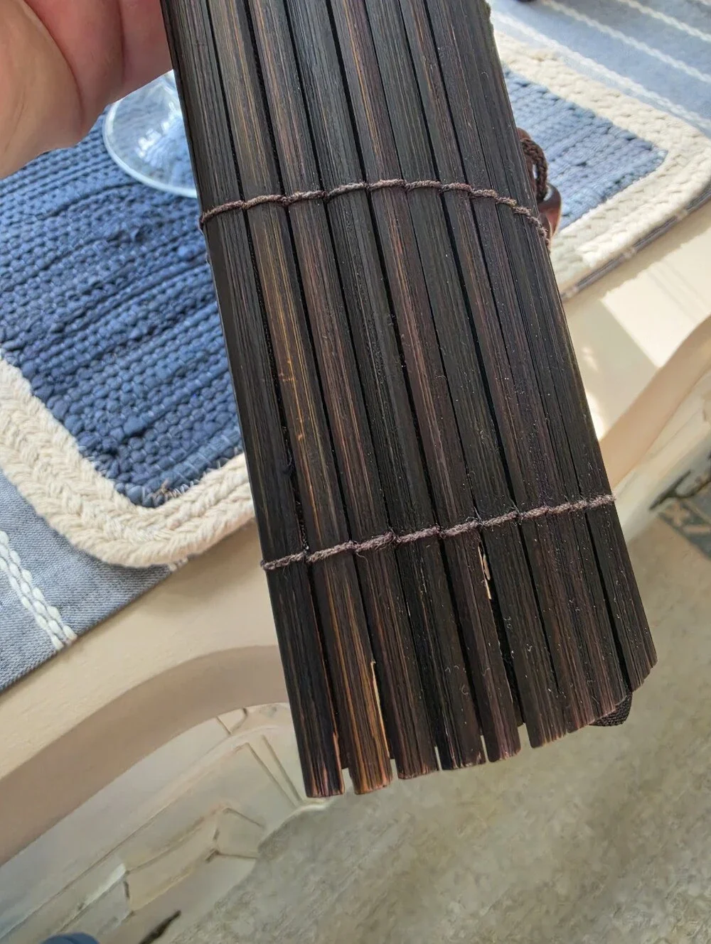 Straw Wood Bag - Picture 4 of 5